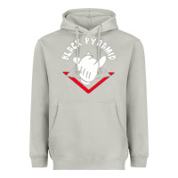 Moon Dust black pyramid Heavyweight Hoodie - artisFamous