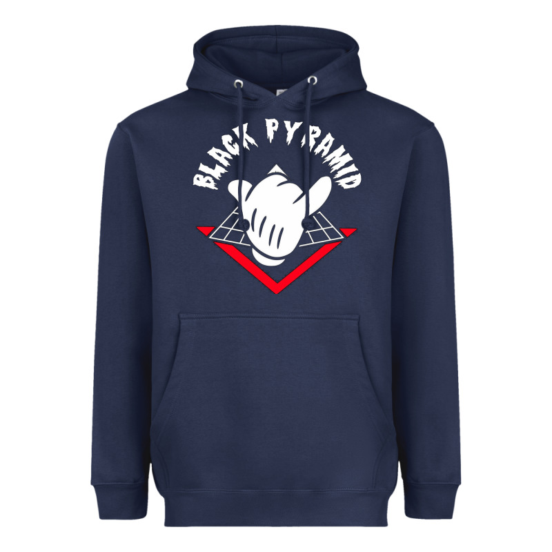 Black Pyramid Heavyweight Hoodie by artisFamous | Teevron