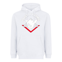 White black pyramid Heavyweight Hoodie - artisFamous