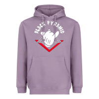 Lavender black pyramid Heavyweight Hoodie - artisFamous