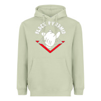 Matcha black pyramid Heavyweight Hoodie - artisFamous
