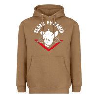 Toasted Coconut black pyramid Heavyweight Hoodie - artisFamous