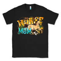 Black Horse Mom Rope Classic Tee - HowdyJamesFarm