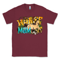 Burgundy Horse Mom Rope Classic Tee - HowdyJamesFarm