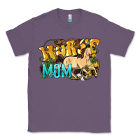 Lavender Horse Mom Rope Classic Tee - HowdyJamesFarm
