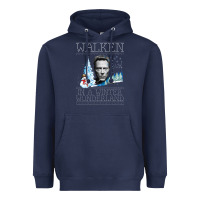 Navy christopher walken Heavyweight Hoodie - artisFamous