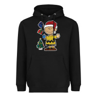 Black charlie brown christmas gifts Heavyweight Hoodie - artisFamous