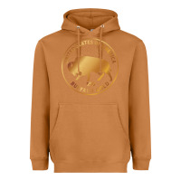Meerkat Buffalo Gold Native American - Bison Heavyweight Hoodie - artisFamous