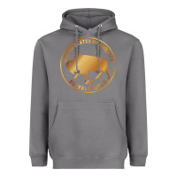 Storm Buffalo Gold Native American - Bison Heavyweight Hoodie - artisFamous