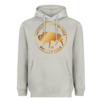 Moon Dust Buffalo Gold Native American - Bison Heavyweight Hoodie - artisFamous
