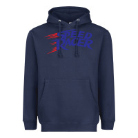 Navy blue speed racer 80s   speed racer Heavyweight Hoodie - artisFamous