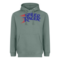 Sage blue speed racer 80s   speed racer Heavyweight Hoodie - artisFamous