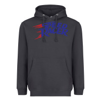 Smoke blue speed racer 80s   speed racer Heavyweight Hoodie - artisFamous