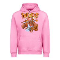 Fuchsia Pink orange galaxy sneaker girl afro woman Urban Hoodie - RanaPortraitStore