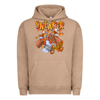 Pigment Burro orange galaxy sneaker girl afro woman Urban Hoodie - RanaPortraitStore