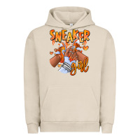 Pigment French Oak orange galaxy sneaker girl afro woman Urban Hoodie - RanaPortraitStore