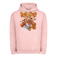 Pigment Salmon orange galaxy sneaker girl afro woman Urban Hoodie - RanaPortraitStore