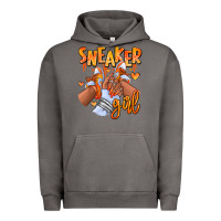 Pigment Tornado orange galaxy sneaker girl afro woman Urban Hoodie - RanaPortraitStore
