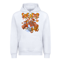 White orange galaxy sneaker girl afro woman Urban Hoodie - RanaPortraitStore