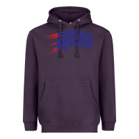 Plum blue speed racer 80s   speed racer Heavyweight Hoodie - artisFamous