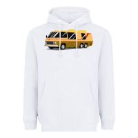 White 1970s gmc motorhome gmc motorhome Heavyweight Hoodie - artisFamous