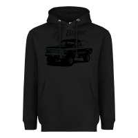 Black 1971 k5 blazer k5 blazer Heavyweight Hoodie - artisFamous