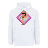 White betty boop Heavyweight Hoodie - artisFamous