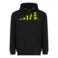 Black evolution of lego Heavyweight Hoodie - artisFamous