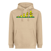 Mushroom evolution of lego Heavyweight Hoodie - artisFamous