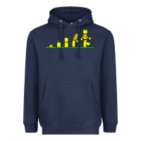 Navy evolution of lego Heavyweight Hoodie - artisFamous