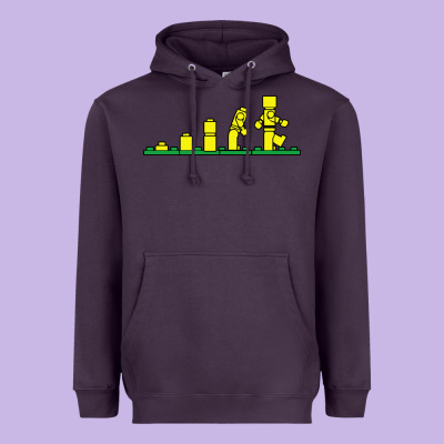 Evolution Of Lego Heavyweight Hoodie Designed By Artisfamous