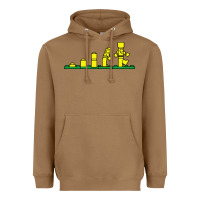 Toasted Coconut evolution of lego Heavyweight Hoodie - artisFamous