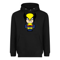 Black wolverine Heavyweight Hoodie - artisFamous