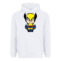 White wolverine Heavyweight Hoodie - artisFamous