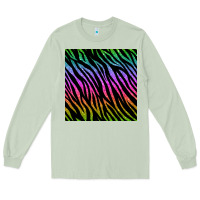 Matcha zebra glitter seamless pattern Long Sleeve Tee - BundleAndBundleShop