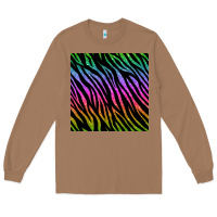 Toasted Coconut zebra glitter seamless pattern Long Sleeve Tee - BundleAndBundleShop