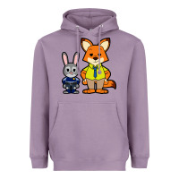 Lavender zootopia duo chibi Heavyweight Hoodie - artisFamous