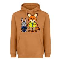 Meerkat zootopia duo chibi Heavyweight Hoodie - artisFamous