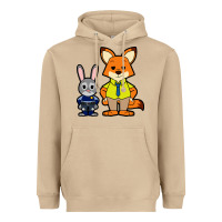 Mushroom zootopia duo chibi Heavyweight Hoodie - artisFamous