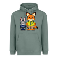 Sage zootopia duo chibi Heavyweight Hoodie - artisFamous