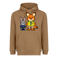 Toasted Coconut zootopia duo chibi Heavyweight Hoodie - artisFamous