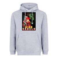 Heather Grey canelo boxing Heavyweight Hoodie - artisFamous