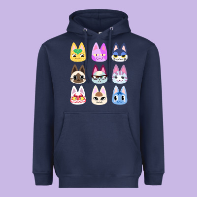 Animal Crossing Cute Cats Animal Crossing New Horizons Heavyweight Hoodie Designed By Artisfamous