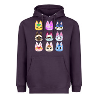 Plum animal crossing cute cats animal crossing new horizons Heavyweight Hoodie - artisFamous