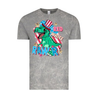 Cloud Rock Red white rawr Vintage Tee - FaDigitalArtStudio
