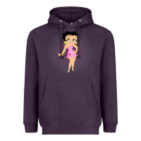 Plum betty boop Heavyweight Hoodie - artisFamous