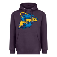 Plum lakeland university muskies Heavyweight Hoodie - artisFamous
