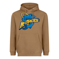 Toasted Coconut lakeland university muskies Heavyweight Hoodie - artisFamous