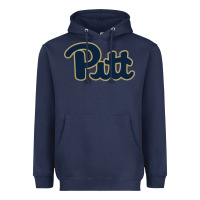 Navy university of pittsburgh Heavyweight Hoodie - artisFamous