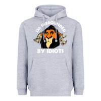 Heather Grey surrounded by idiots book Heavyweight Hoodie - artisFamous